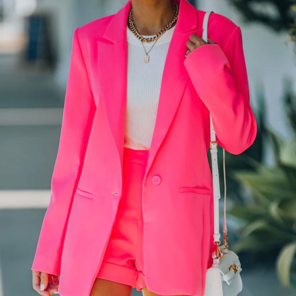Vici Neon Pink Blazer